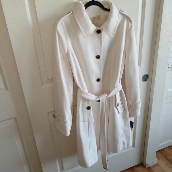 Michael Kors for Macy's Wool Blend Belted Walker Coat - Picture 3 of 11